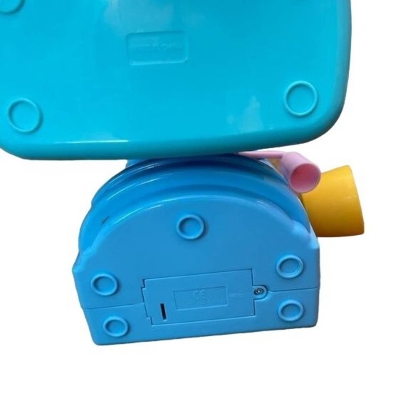 Play at Home Coffee Maker Toaster Blue Plastic Set Frother Cup Kitchen Toy - Picture 7 of 12